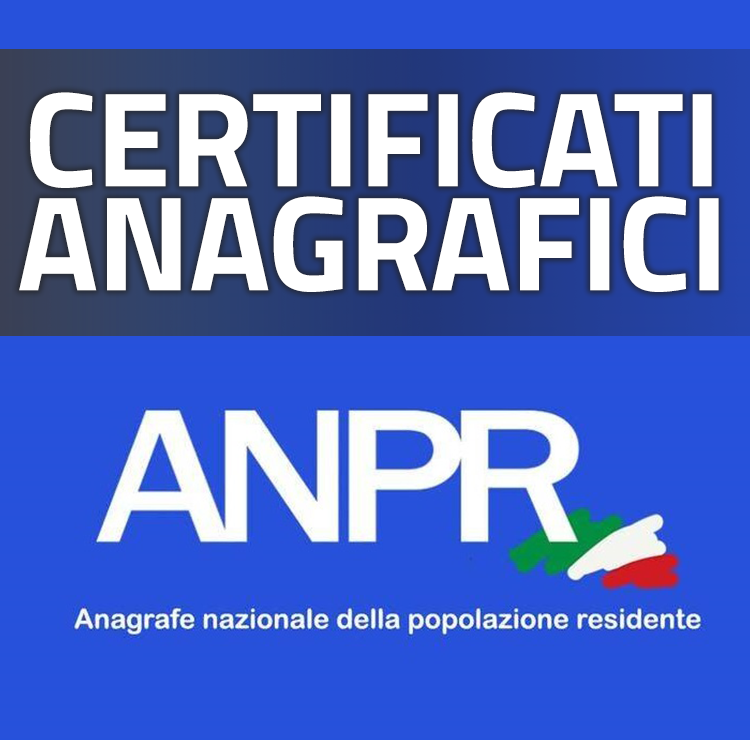 ANPR: certificati anagrafici on line e gratuiti per tutti i cittadini
